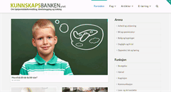 Desktop Screenshot of kunnskapsbanken.net